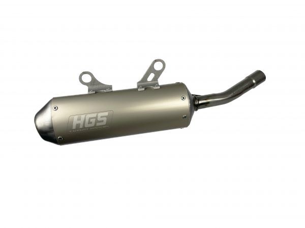 HGS - SILENCER HGS SX/TC250 23-/MC250 24- GREY/STEEL OVAL