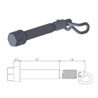 Moto-Master - Brake Pad Pin Oem Replacement