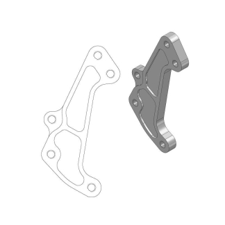 Moto-Master - Brake Caliper Relocation Bracket Supermoto 320Mm