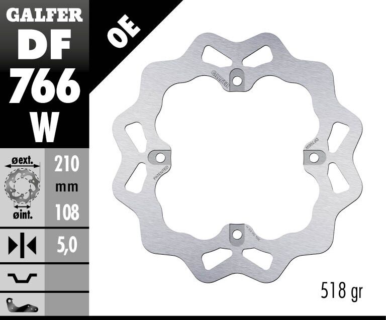 Galfer - Brake Rotor Fixed Wave - Bild 2