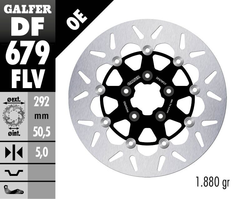Galfer - Brake Disc Floating Round - Bild 2