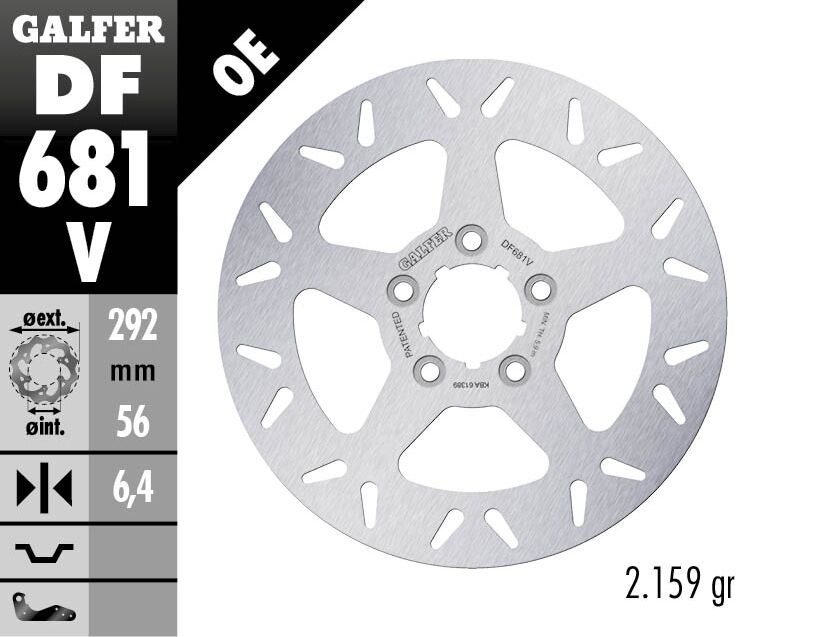 Galfer - Brake Rotor Fixed Round - Bild 2