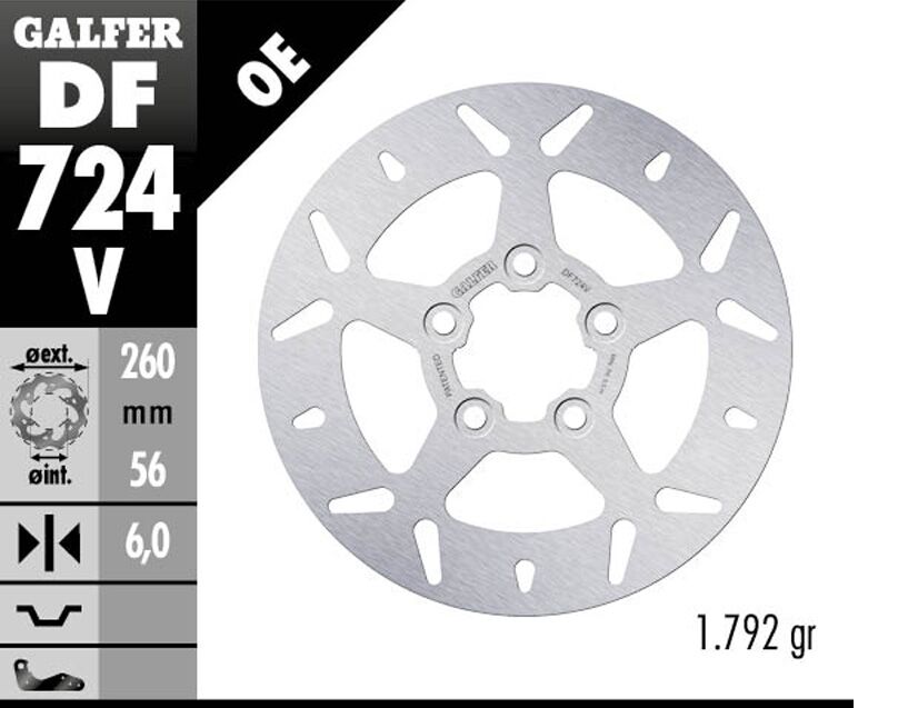 Galfer - Brake Rotor Fixed Round - Bild 2