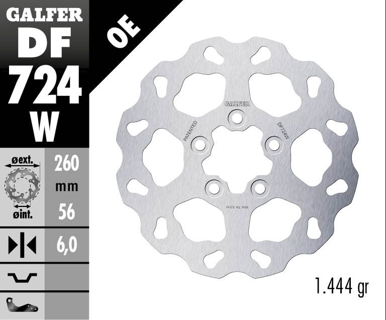 Galfer - Brake Rotor Fixed Wave - Bild 2