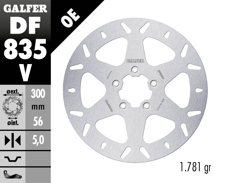 Galfer - Brake Rotor Fixed Round - Bild 2