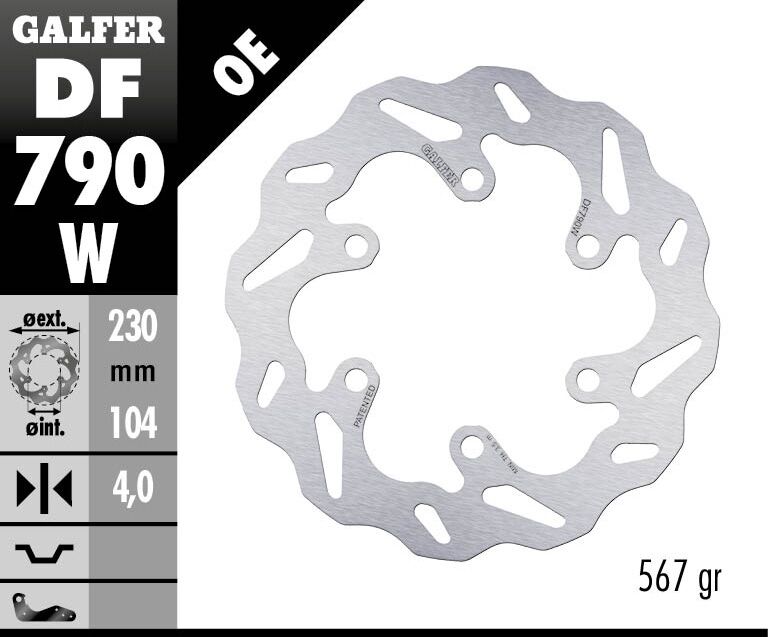 Galfer - Brake Rotor Fixed Wave - Bild 2