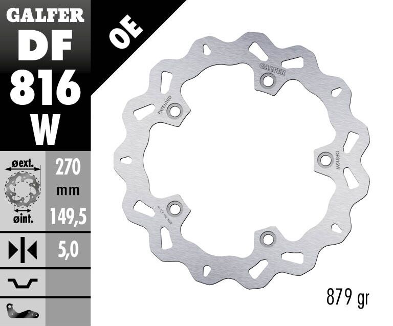 Galfer - Brake Rotor Fixed Wave - Bild 2