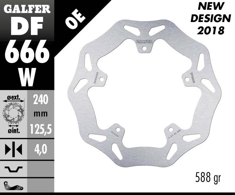 Galfer - Brake Rotor Fixed Wave - Bild 2