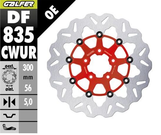 Galfer - Brake Rotor Floating Wave