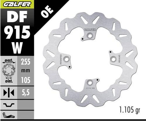 Galfer - Brake Rotor Fixed Wave