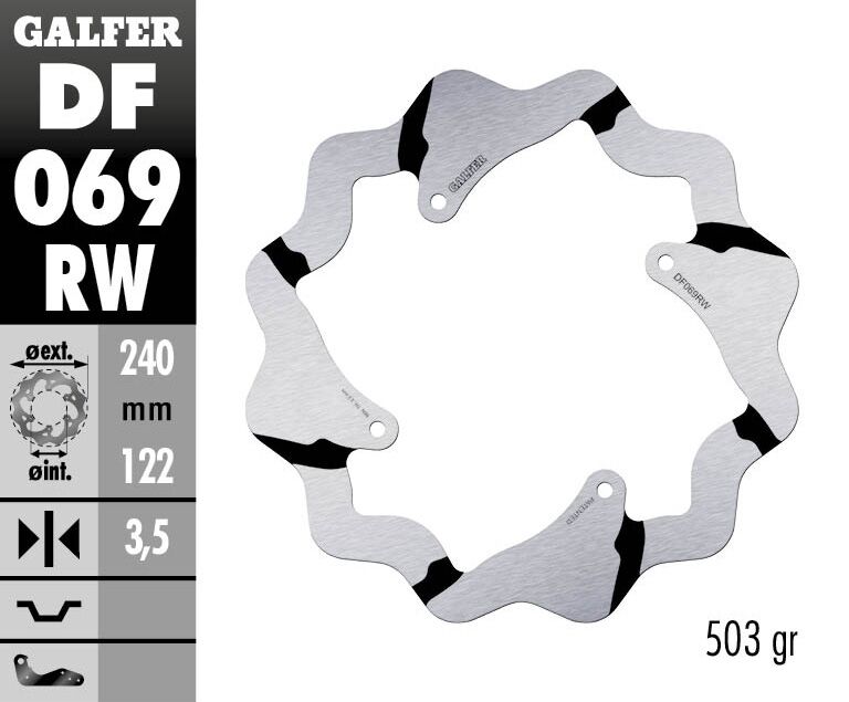 Galfer - Brake Rotor Fixed Wave Gr - Bild 2