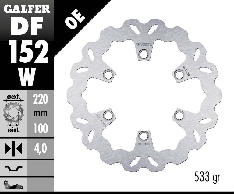 Galfer - Brake Rotor Fixed Wave - Bild 2