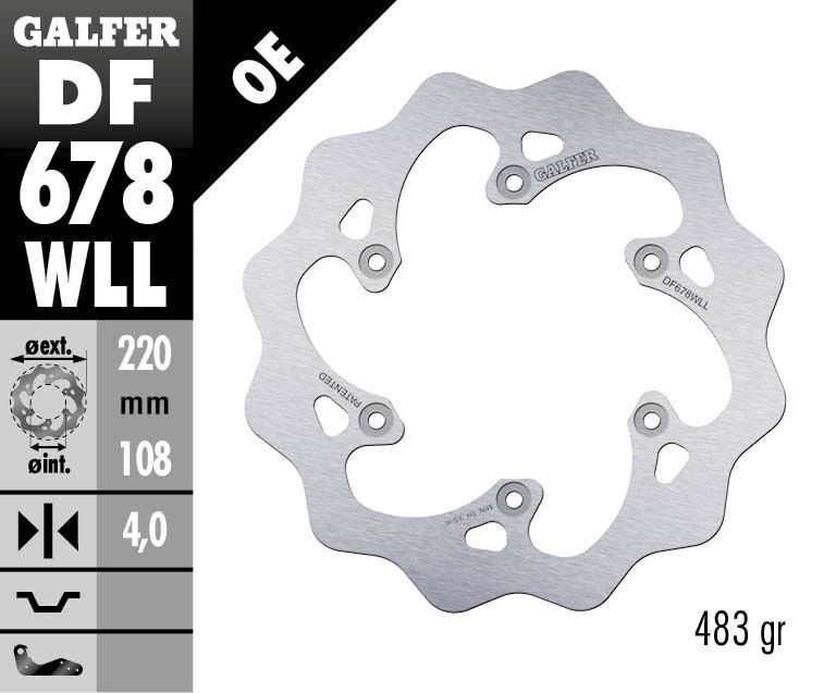 Galfer - Brake Rotor Fixed Wave - Bild 2
