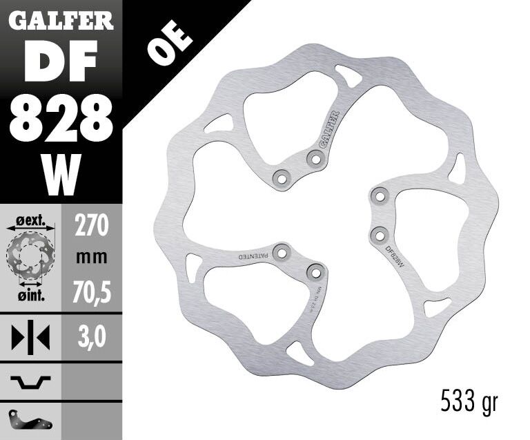 Galfer - Brake Rotor Fixed Wave - Bild 2