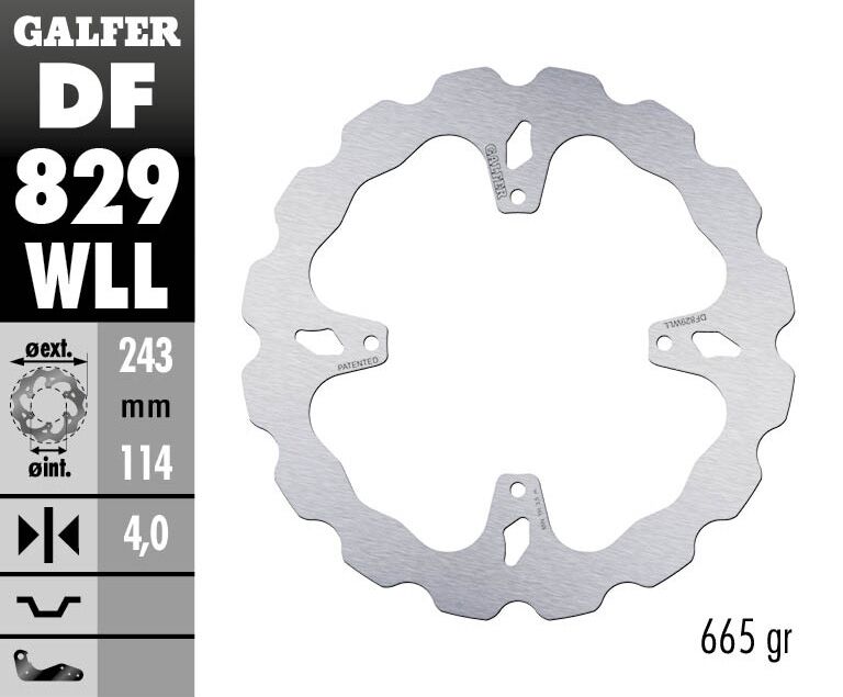 Galfer - Brake Rotor Fixed Wave - Bild 2