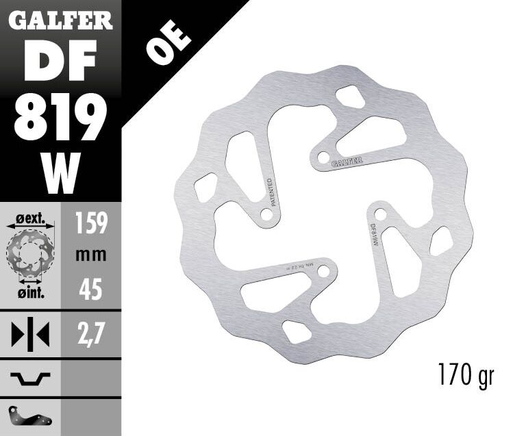 Galfer - Brake Rotor Fixed Wave - Bild 2