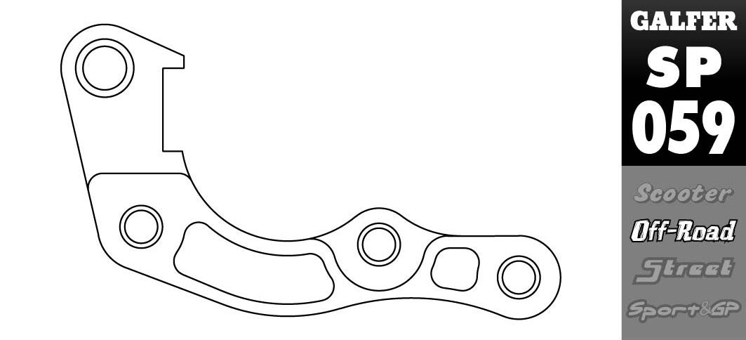 Galfer - Brake Caliper Relocation Bracket