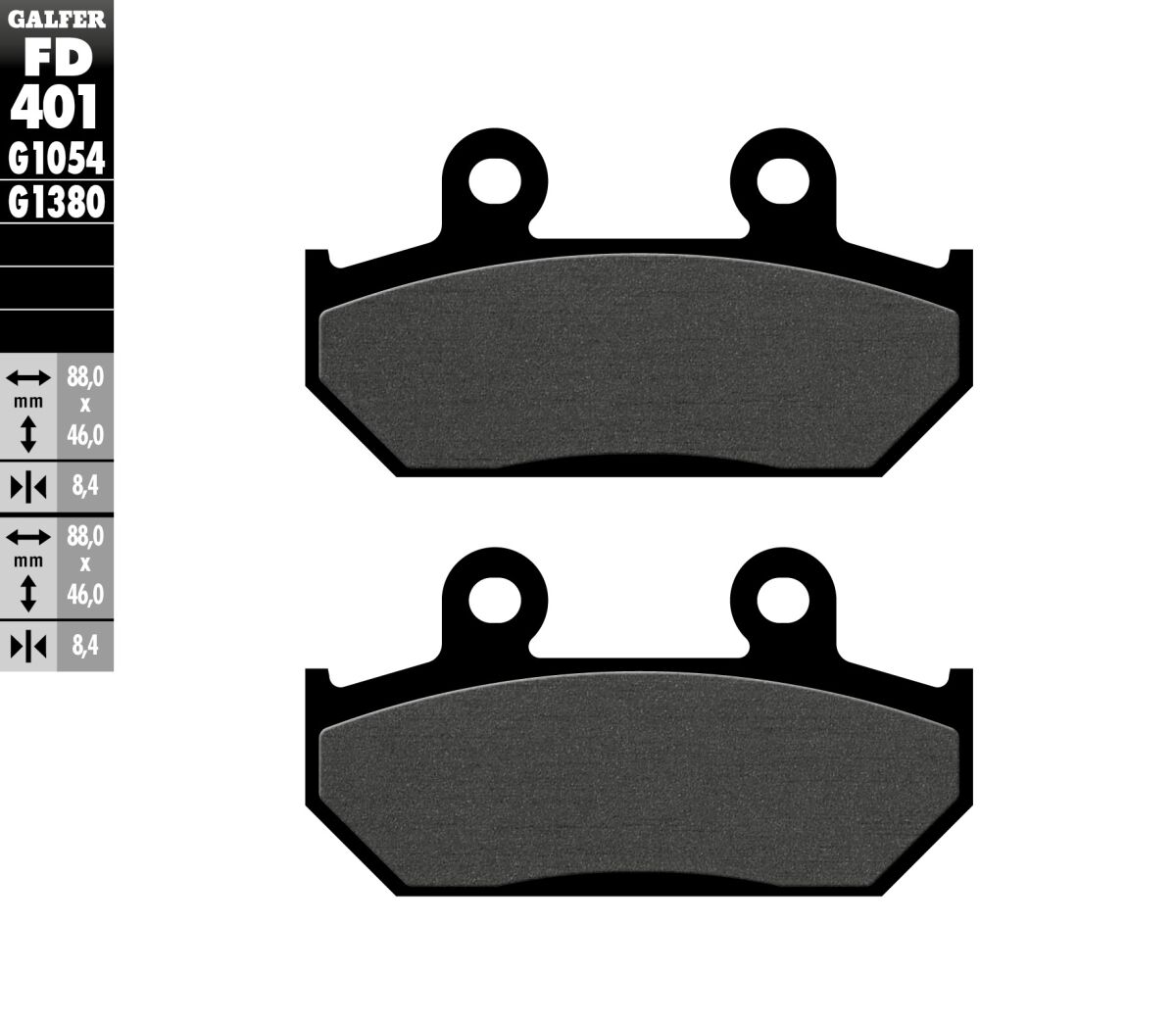 Galfer - Brake Pad Semi Metal