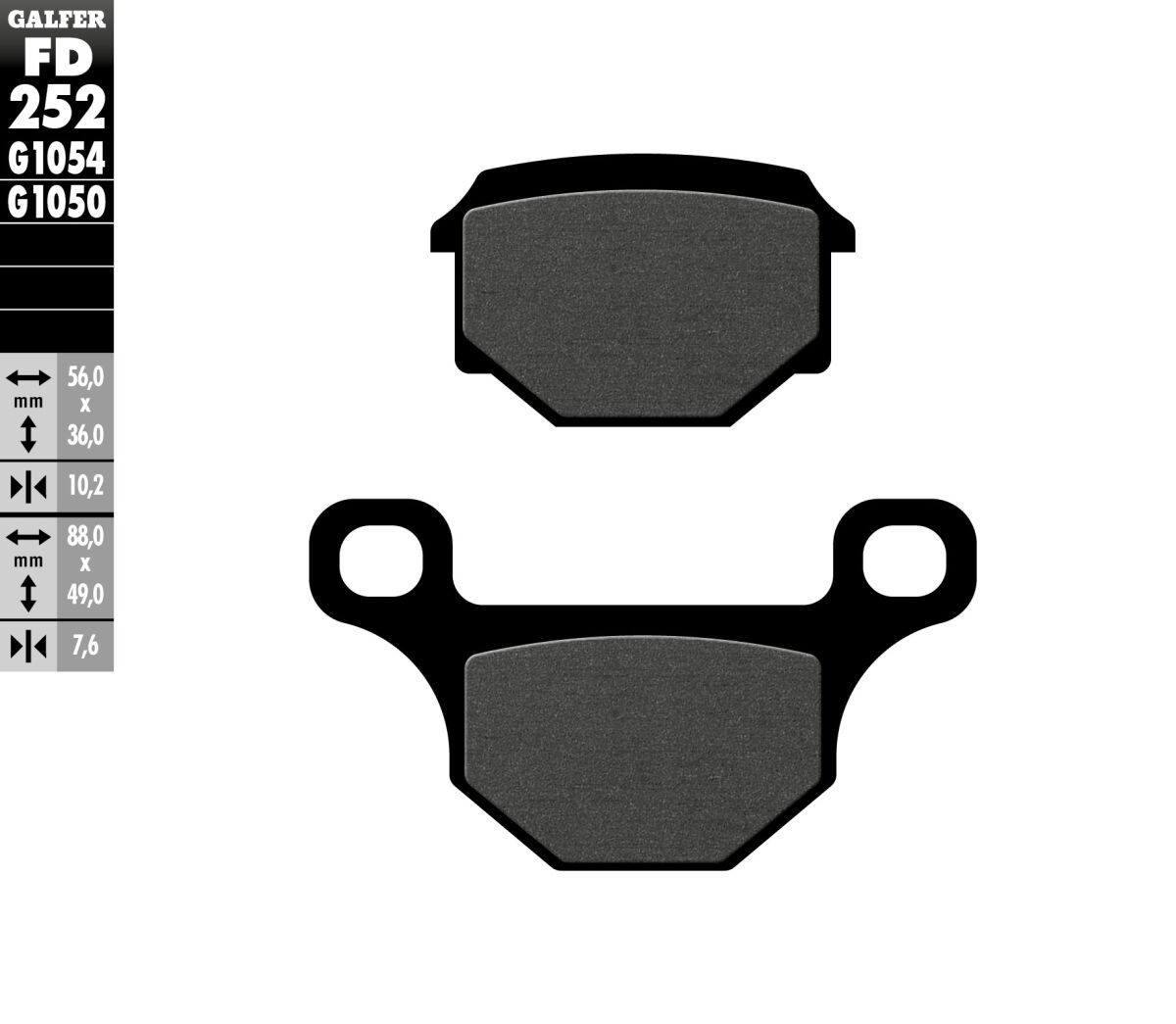 Galfer - Brake Pad Scooter Organic