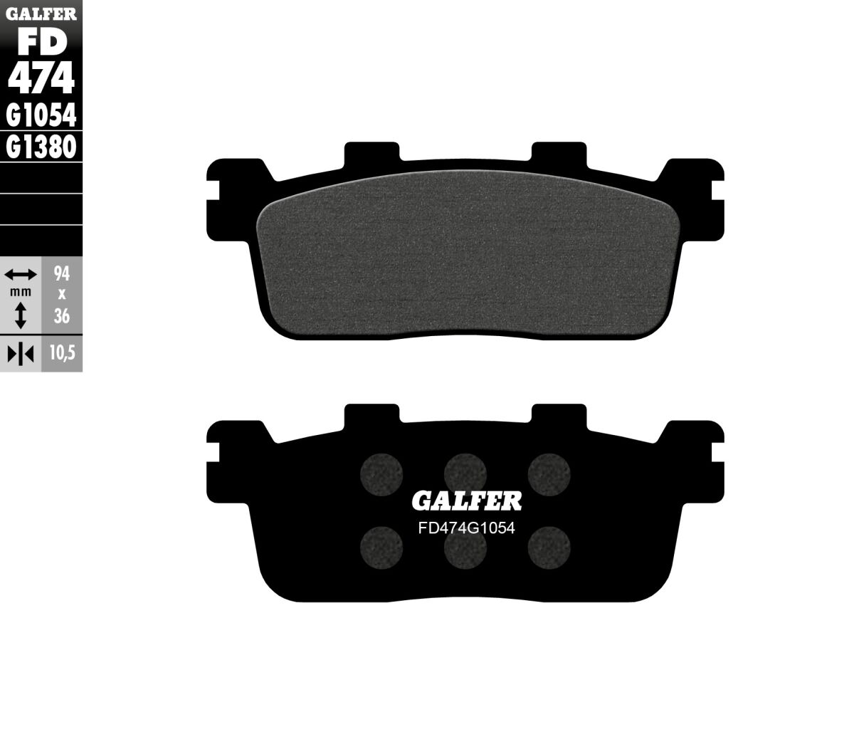 Galfer - Brake Pad Semi Metal