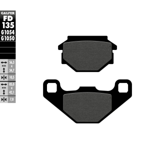 Galfer - Brake Pad Organic Semi Metallic