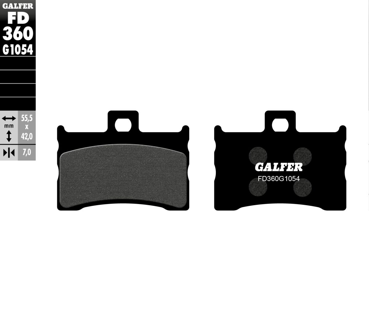 Galfer - Brake Pad Semi Metal