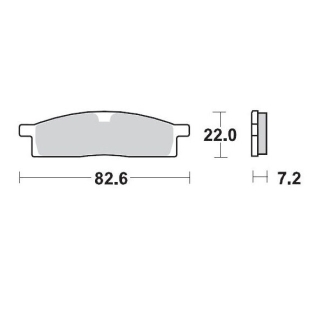 Moto-Master - Brake Pad Offroad Sinter Pro Racing Gp