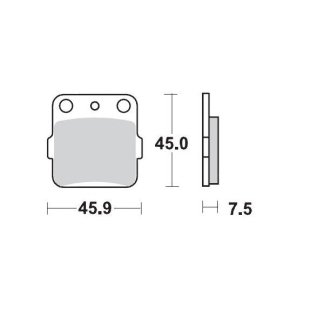 Moto-Master - Brake Pad Offroad Sinter Pro Racing