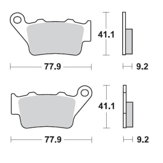 Moto-Master - Brake Pad Offroad Sinter Pro Racing Gp