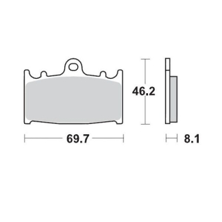 Moto-Master - Brake Pad Offroad Sinter Pro Racing Gp
