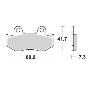 Moto-Master - Brake Pad Offroad Sinter Pro Racing