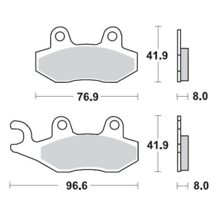 Moto-Master - Brake Pad Offroad Sinter Pro Racing Gp