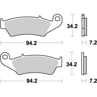 Moto-Master - Brake Pad Offroad Nitro