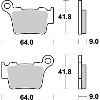 Moto-Master - Brake Pad Offroad Nitro