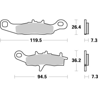 Moto-Master - Brake Pad Offroad Nitro