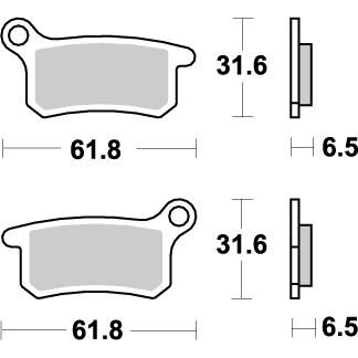 Moto-Master - Brake Pad Offroad Nitro