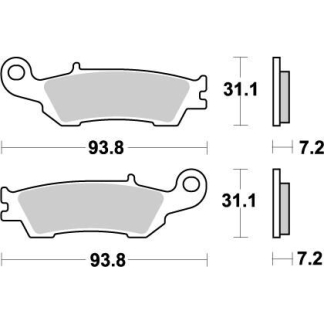 Moto-Master - Brake Pad Offroad Nitro