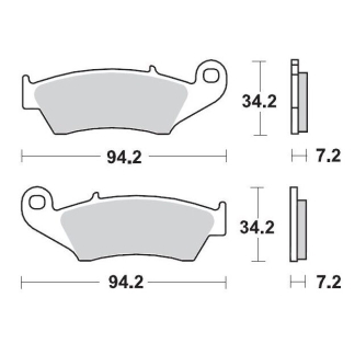 Moto-Master - Brake Pad Offroad Nitro Sport