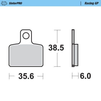 Moto-Master - Brake Pad Offroad Sinter Pro Racing Gp