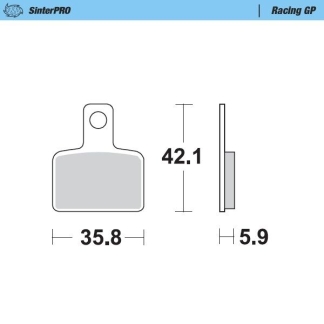 Moto-Master - Brake Pad Offroad Sinter Pro Racing Gp
