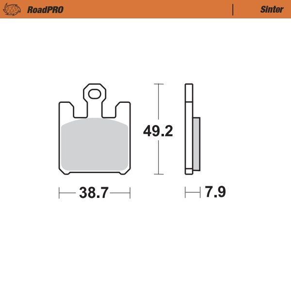 Moto-Master - Brake Pad Roadpro Sinter