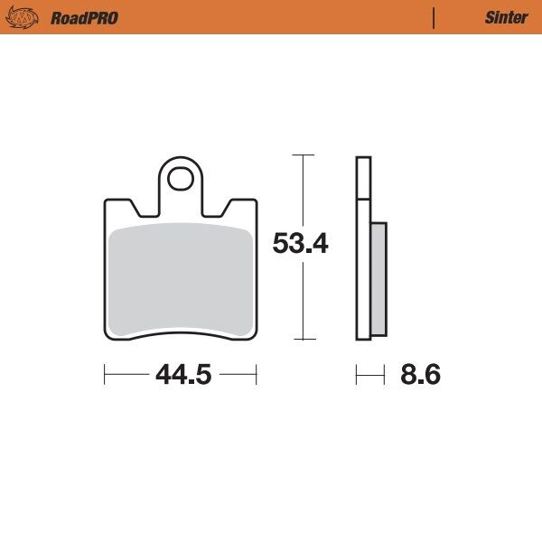 Moto-Master - Brake Pad Roadpro Sinter