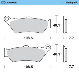 Moto-Master - Brake Pad Sinter Pro Mx/Offroad