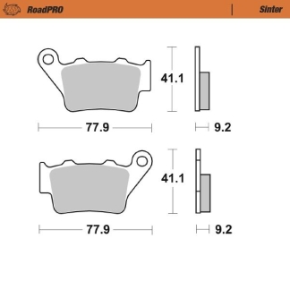 Moto-Master - Brake Pad Sinter Scooter
