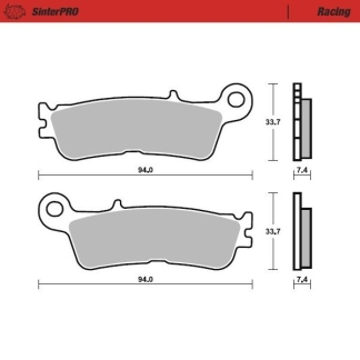 Moto-Master - Brake Pad Sinterpro Racing