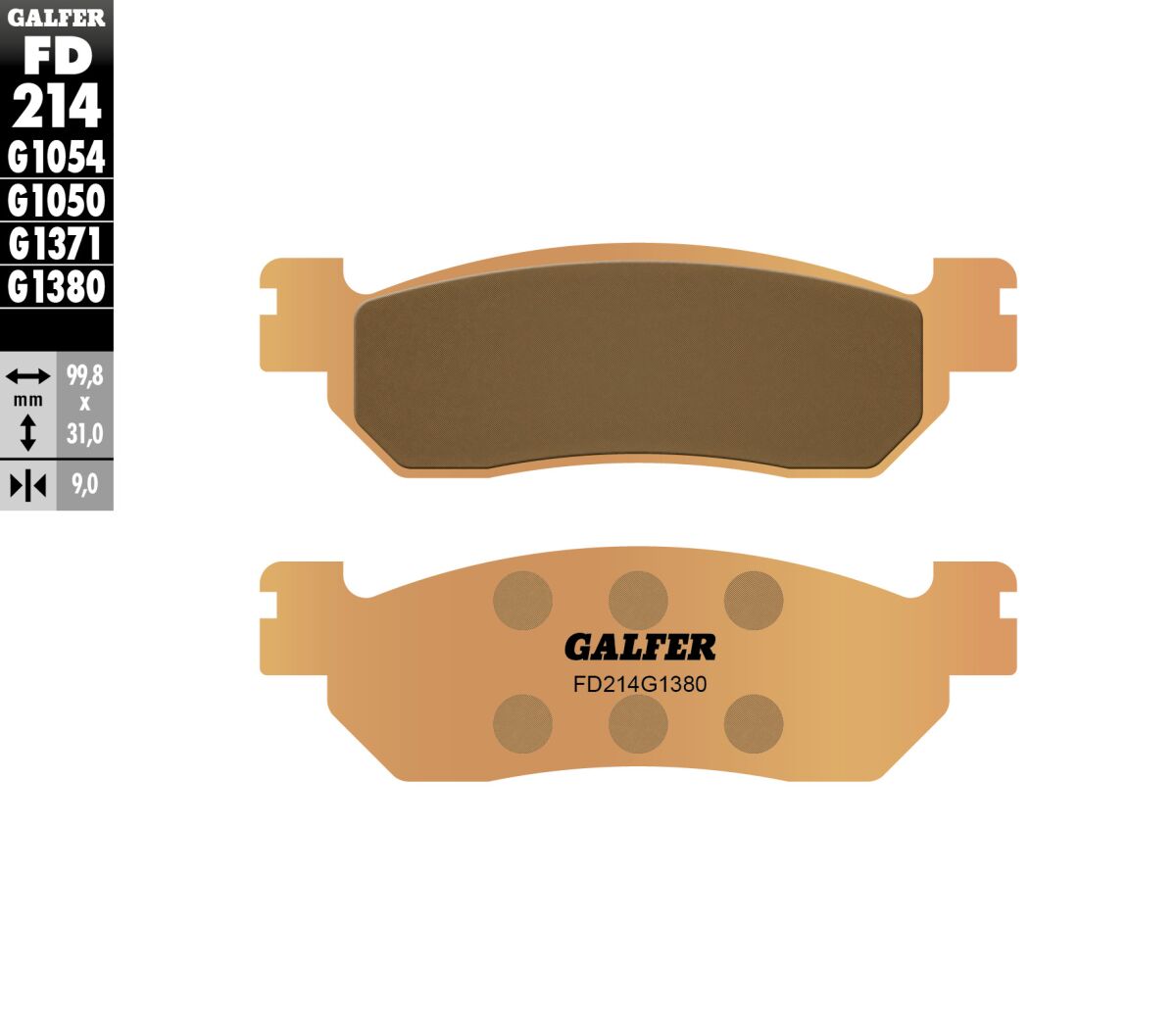 Galfer - Brake Pad Scooter Sinter