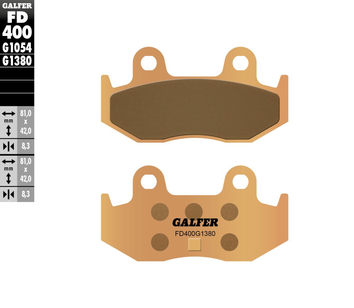 Galfer - Brake Pad Scooter Sinter