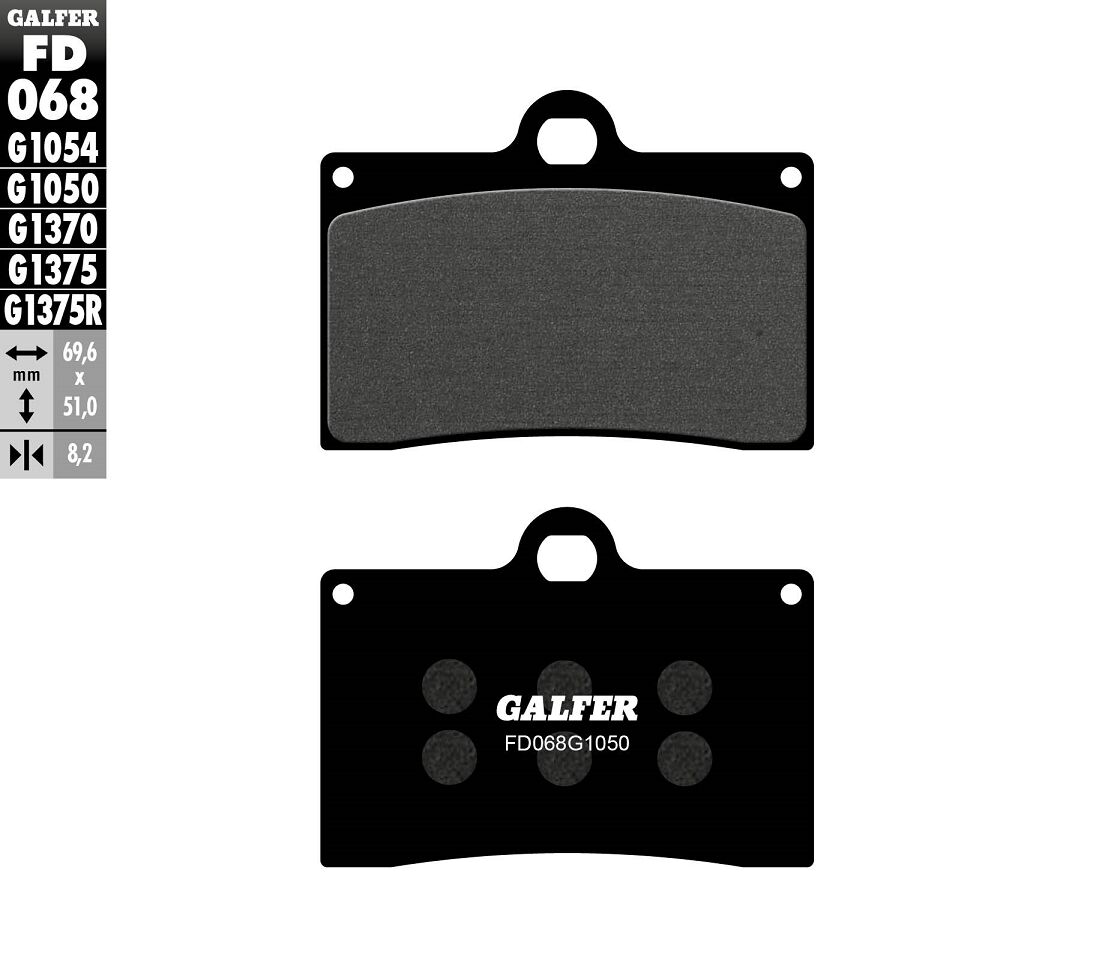 Galfer - Brake Pad Semi Metallic Scooter - Bild 2