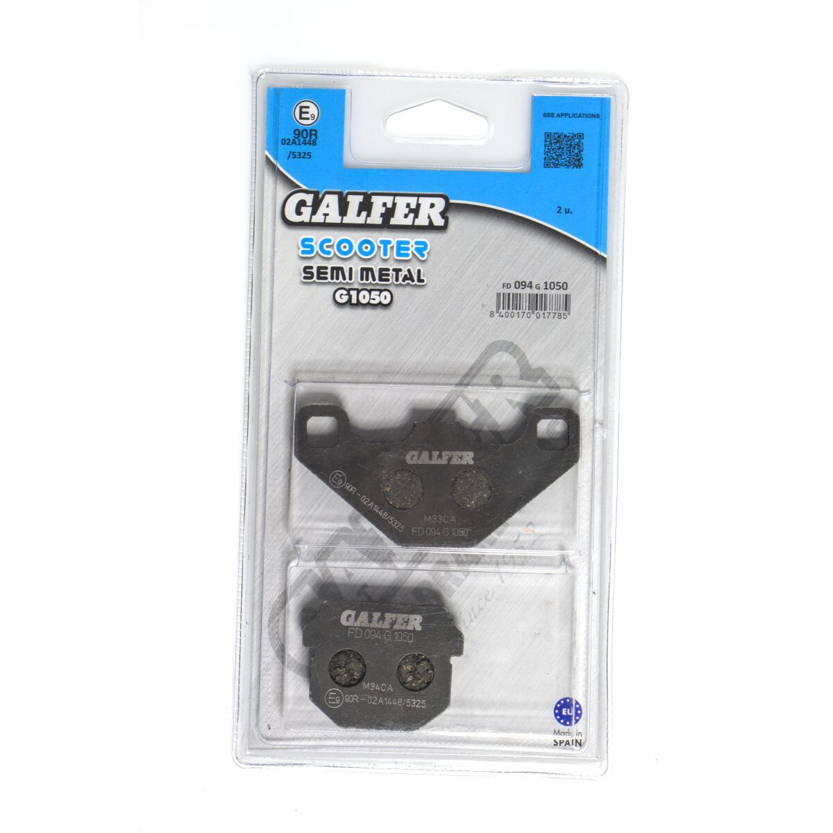 Galfer - Brake Pad Semi Metallic Scooter