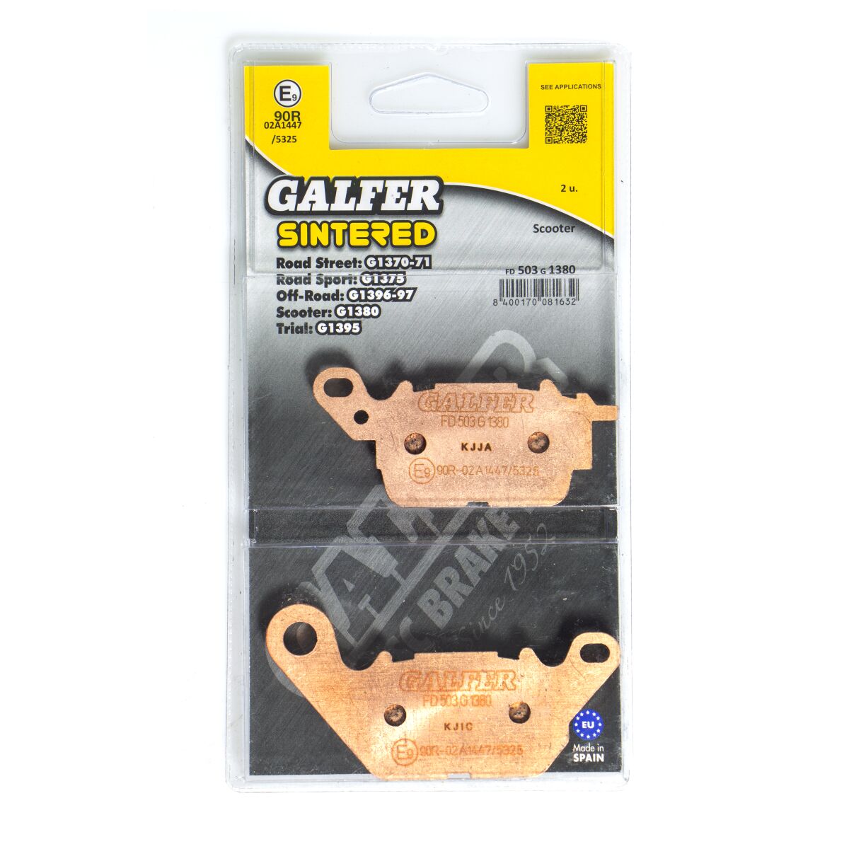 Galfer - Brake Pad Sintered Scooter